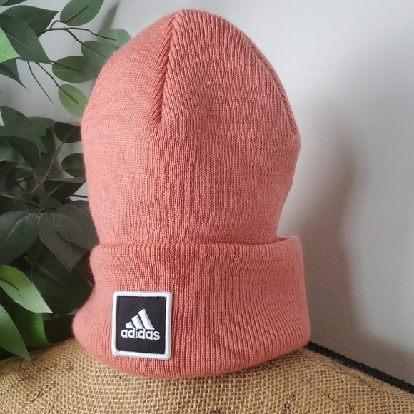 Adidas Beanie Orange Coral Color Adult OS - Picture 2 of 5